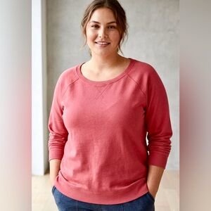 Old Navy - Pink Crewneck Pullover Sweatshirt